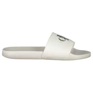 Calvin Klein White Polyester Men Sandal