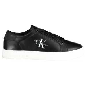 Calvin Klein Black Polyester Men Sneaker