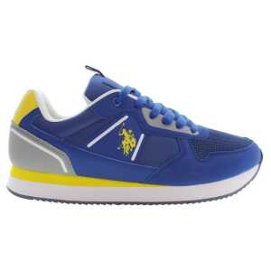 U.S. POLO ASSN. Blue Polyester Men Sneaker