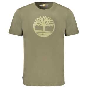 Timberland Green Cotton Men T-Shirt