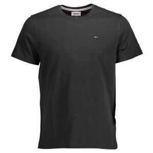 Tommy Hilfiger Black Organic Cotton Men T-Shirt