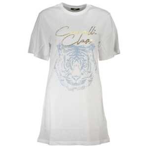 Cavalli Class White Cotton Women Top