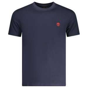 Timberland Blue Cotton Men T-Shirt