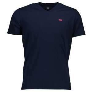 Levi's Blue Cotton Men T-Shirt