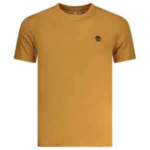 Timberland Brown Cotton Men T-Shirt