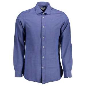 U.S. POLO ASSN. Blue Cotton Men Shirt