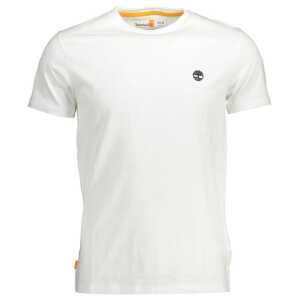 Timberland White Organic Cotton Men T-Shirt