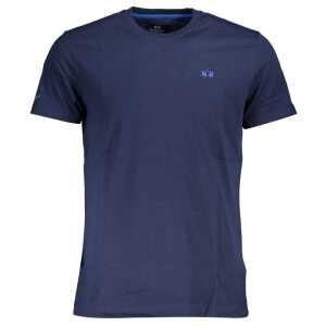 La Martina Blue Cotton Men TShirt