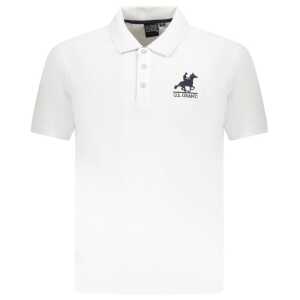 U.S. Grand Polo White Cotton Men Polo Shirt