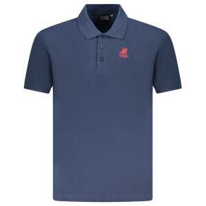 U.S. Grand Polo Blue Cotton Men Polo Shirt