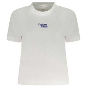 Calvin Klein White Cotton Women T-Shirt