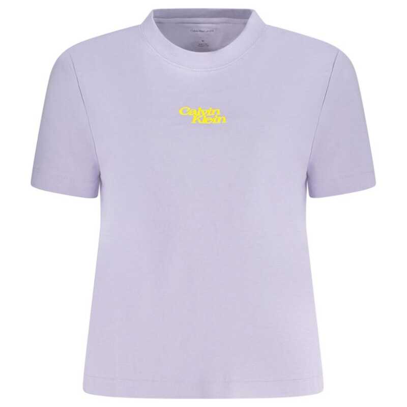 Calvin Klein Purple Cotton Women T-Shirt, theFeinheit