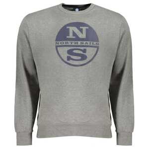 North Sails Brown Cotton Men Sweater