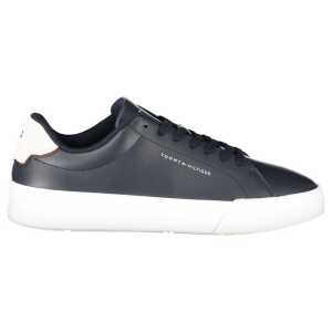 Tommy Hilfiger Blue Leather Men Sneaker