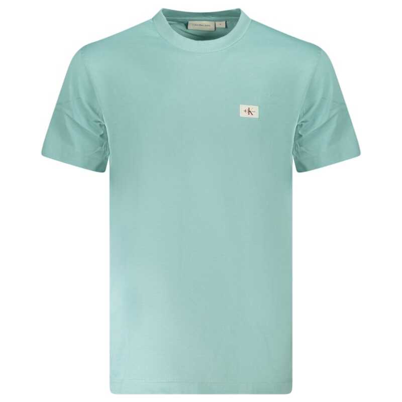 Calvin Klein Light Blue Cotton Men T-Shirt, theFeinheit