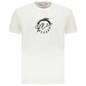Trussardi White Cotton Men T-Shirt