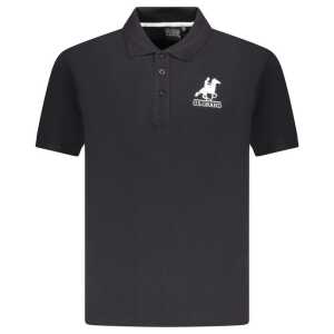U.S. Grand Polo Black Cotton Men Polo Shirt