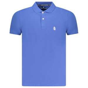 Marina Yachting Blue Cotton Men Polo Shirt