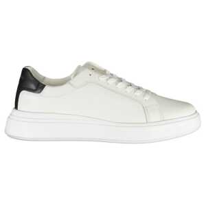 Calvin Klein Sleek White Sneakers with Contrast Accents
