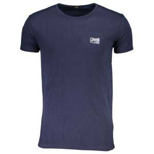Cavalli Class Blue Cotton T-Shirt