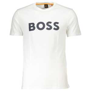 Hugo Boss White Cotton T-Shirt