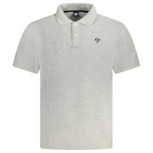 North Sails Brown Cotton Men Polo Shirt
