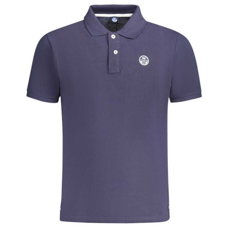 North Sails Blue Cotton Men Polo Shirt, theFeinheit