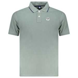 North Sails Green Cotton Men Polo Shirt
