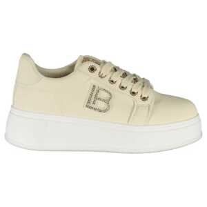 Laura Biagiotti Beige Polyester Women Sneaker