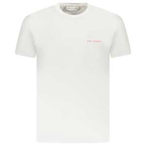 Trussardi White Cotton Men T-Shirt