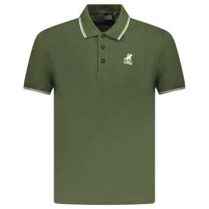U.S. Grand Polo Green Cotton Men Polo Shirt