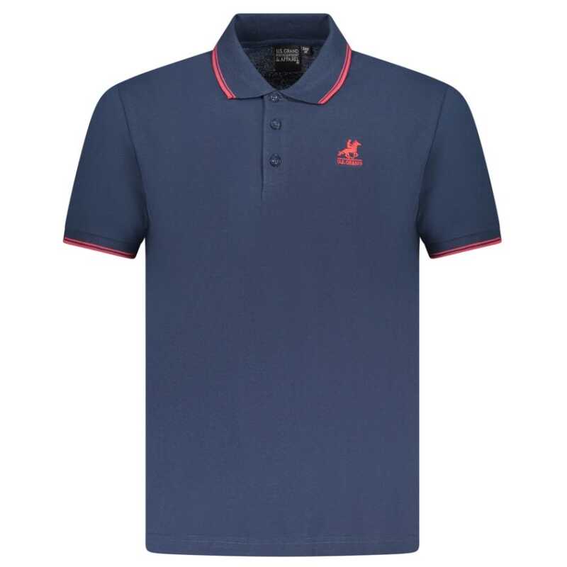U.S. Grand Polo Blue Cotton Men Polo Shirt, theFeinheit