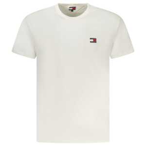 Tommy Hilfiger White Cotton Men T-Shirt