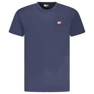 Tommy Hilfiger Blue Cotton Men T-Shirt