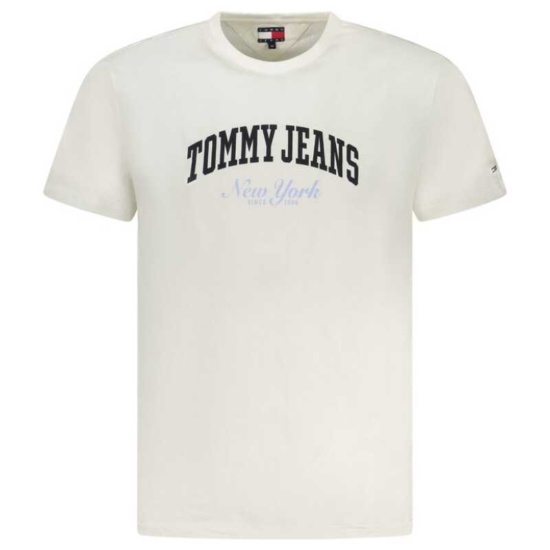 Tommy Hilfiger White Cotton Men T-Shirt, theFeinheit