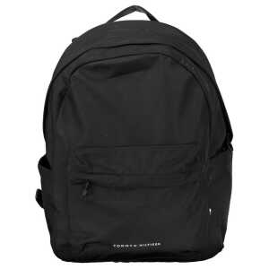 Tommy Hilfiger Black Polyester Backpack