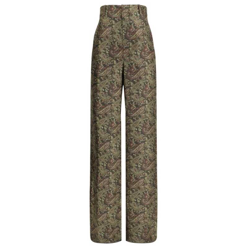 Saint Laurent Paisley patterned silk Pants, theFeinheit