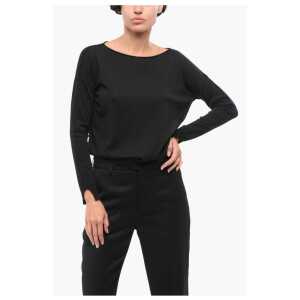 Roberto Collina Solid Color Merino Wool Sweater