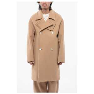 Jil Sander Wool Double Breasted Coat
