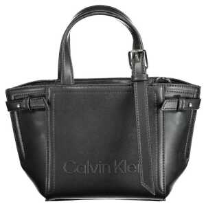 Calvin Klein Black Polyester Handbag