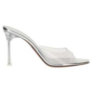 Amina Muaddi Alexa Glass Sandals