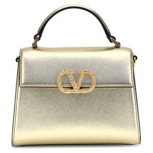 Valentino Garavani Metallic garnet mini Handbag
