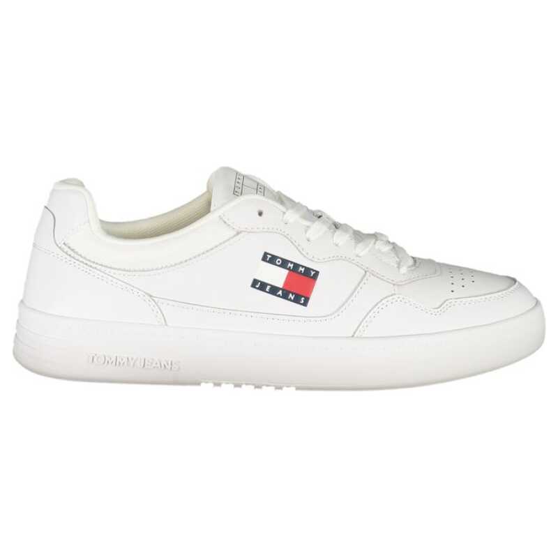 Tommy Hilfiger White Leather Mens Sneaker, theFeinheit