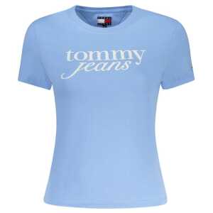 Tommy Hilfiger Blue Cotton Tops & T-Shirt