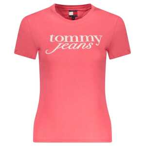 Tommy Hilfiger Pink Cotton Tops & T-Shirt