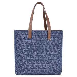 Fendi Embroderied denim Tote Bag