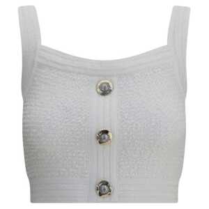 Balmain Tweed crop Top