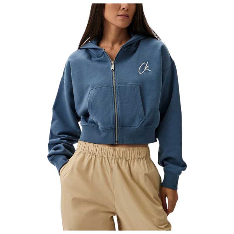 Calvin Klein Jeans Light Blue Cotton Sweater, theFeinheit