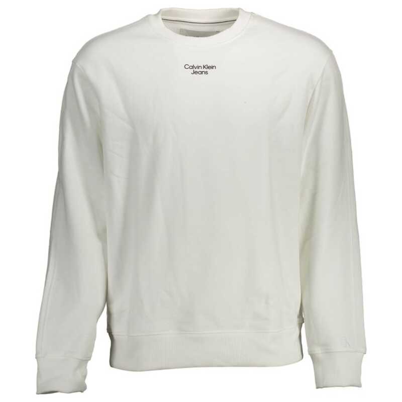 Calvin Klein White Cotton Men Sweater, theFeinheit