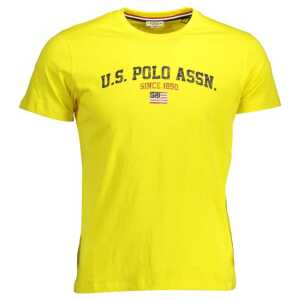 U.S. POLO ASSN. Yellow Cotton T-Shirt
